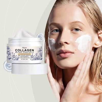 Anti-Aging Collagen & Retinol Day-Night Moisturizer hyaluronihapolla ja niasiiniamidilla 50g kiinteyttävä voide ryppyihin, kosteutettuun ja tasaise...
