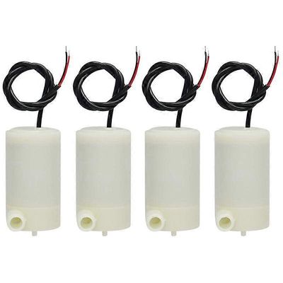 4 kpl DC 3 V 5 V - Upotettavat Minivesipumput Akvaariosarja valkoinen