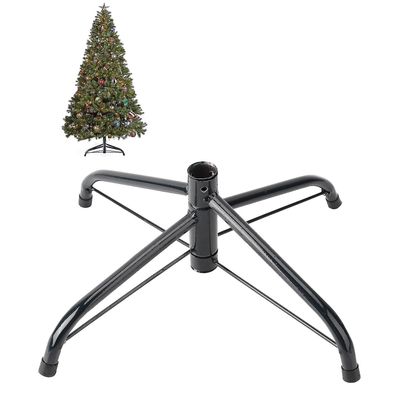 DUqi 30/35/40/45/50cm juletre base stativ sammenleggbar jernbrakett Xmas bunnstøtte metallstangholder dekordel