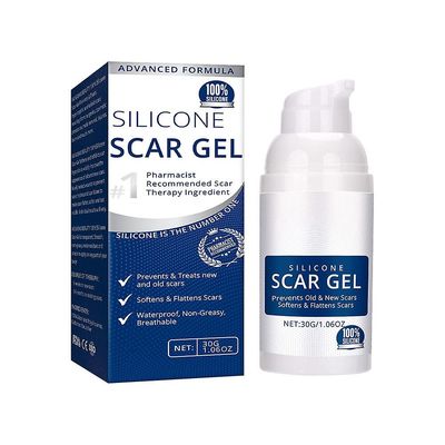 Scar Repair Gel silikon Scar Gel Scar Away Cream reduserer utseendet arr 1pc