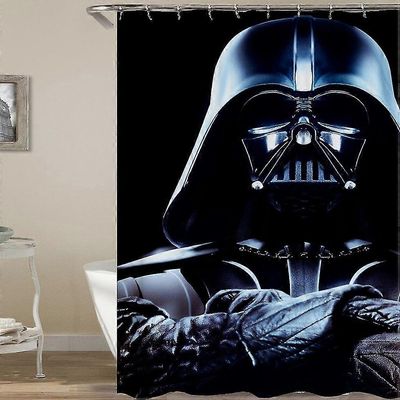 Wexary Kallokuvio vedenpitävä suihkuverho taide Halloween sisustus kylpyhuone verho D