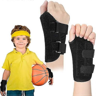 2 kpl rannetuki nuorille lapsille Karpaalitunneli musta lastat Rannetuki Yötuki säädettävillä puristushihnoilla lapsille Urheiluuni