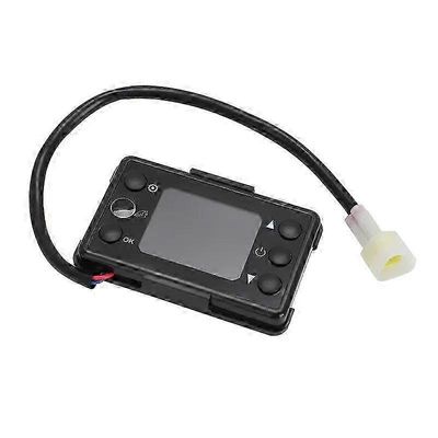 Eberspacher Webasto -dieseleille 12V / 24V ilmanlämmitin LCD-näytön kytkin 4 painiketta LCD-näytön kytkin + kaukosäädin