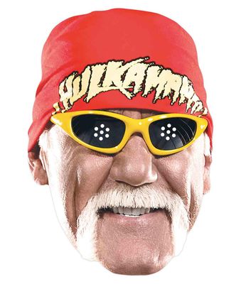 Hulk Hogan WWE Painija virallinen single 2D Card Party Face Mask