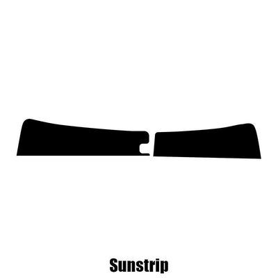 Window-Tint Sun Strip til Honda Civic 5-dørs Hatchback - 2012 til 2015 pre-cut sunstrip 5% limo sort