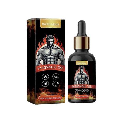 North Moon miesten hierontaöljy Miesten vartalo kosteuttaa ihoa Ajankohtainen vartalonhoito Hierontaöljy