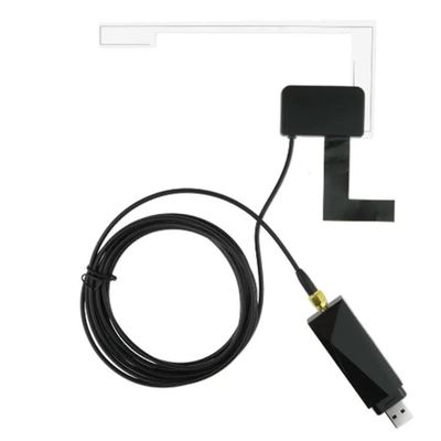 DAB + antenni USB-sovittimella Android-autoradio GPS-stereovastaanotin soitin universaalille Musta