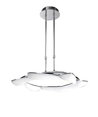 Inspired Lighting Mistral Teleskopisk 36W LED Runde 3000K, 3240lm, poleret Krom, Matteret Akryl