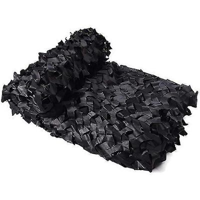 4x5m 2x3m sotilaallinen naamiointiVerkko Armeijan verkot Varjo Mesh Metsästys Puutarha Auto Ulkona Camping Sun Shelter Teltta MUSTA 2x2m