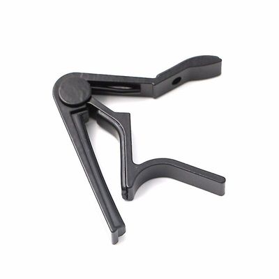 Universal aluminium legering metal guitar capo, farve sort