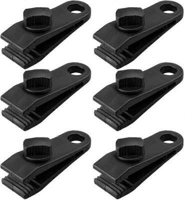 Augro 6 kpl pressupidikkeitä, krokotiilin suuteltan pidikkeet raskaaseen käyttöön tarkoitetut lukkokahvapuristimet muovinen markiisin puristinsarja...