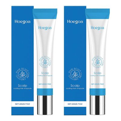 1-3 kpl rauhoittava päänahan seerumi hiustenlähtöön hiusten kasvuampulli luonnolliseen hiustenhoitoon hiusten kuivumisen vahvistamiseen 2pcs