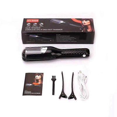 Hiusten halkeamat Trimmer Remover Hiusten korjaus Hiustenhoito Musta