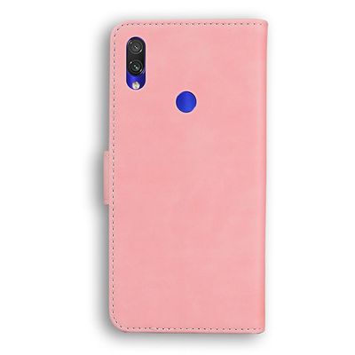 Etui til Xiaomi Redmi Note 7/ 7 Pro Butterfly Cover Premium Læder Magnetisk- Pink