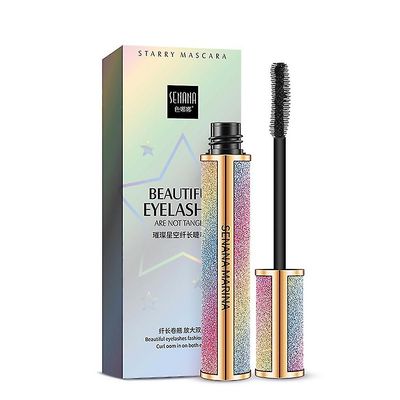 Senana Vanntett Svettesikker Krøllete Lang Starry Mascara Ikke Flekk Kosmetisk Qinhai Som vist