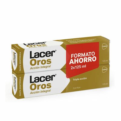 Kolmoisvaikutteinen hammastahna Lacer Lacer Oros Pasta Dental 125 ml 2 x 125 ml (2 kpl)