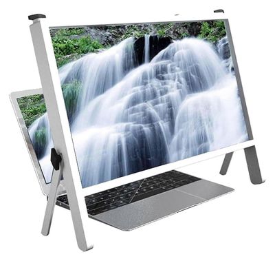 Kannettavan tietokoneen näytön suurennuslasi, säädettävä pöytäteline, tietokoneen näytön suurennuslasi kannettavalle tietokoneelle, suurennuslasi