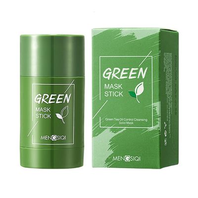 Mikasa Ingen Pore Deep Cleansing Mask Stick Grøn Te Aubergine Olie Control Porer Shrink til sort hoved