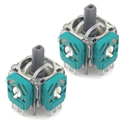 litelamg 2Pcs analog tommel joystick reparasjonsdeler Dualshock-erstatning for PS4-kontroller