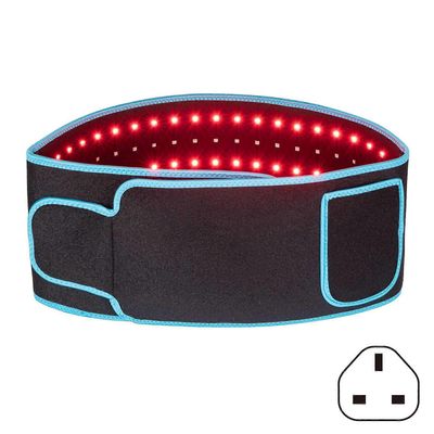 Punaisen valon hoitovyö kehon kivunlievitykseen monitoiminen punaisen valon hoitolaite miehille Naiset Iso-Britannian pistoke