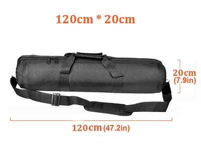50-120cm lett stativ polstret veske profesjonell fotografering stativ monopod kamera bæreveske deksel fotobag bærbar for reise 120cm x 20cm