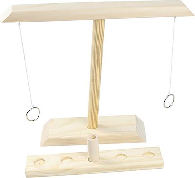 AIR Ring Kaste Spil Craggy Hook Spil - Håndlavet træ kaste med Shot Ladder Bundle Set (C)