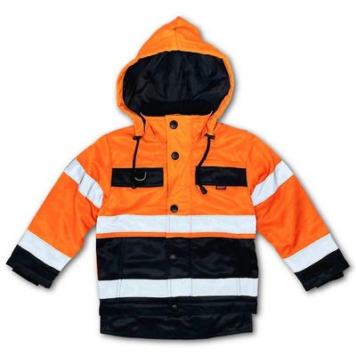 Vxo Kids Työtakki vuorattu ilmoitus oranssi/musta 90