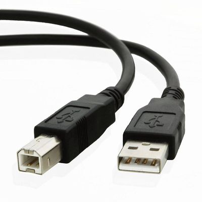 Hellfire Trading USB-kabel til Novation LaunchKey 61 49 25 tasttastaturer Kompakt MIDI Sort