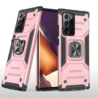 Shockproof rustning sag for Samsung s10 plus med støttefod all inclusive dække steg guld rpc1233