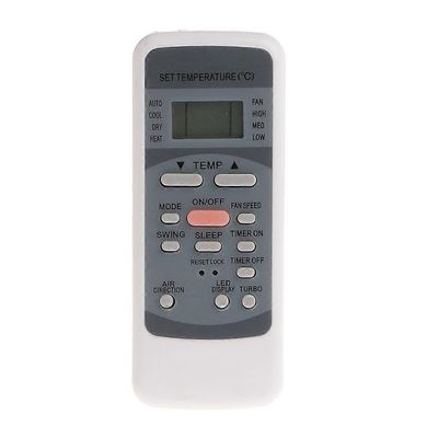 Ilmastointilaitteen kaukosäädin Midea R51M / CE / R51D / E / R51M / BGE Accsille Valkoinen