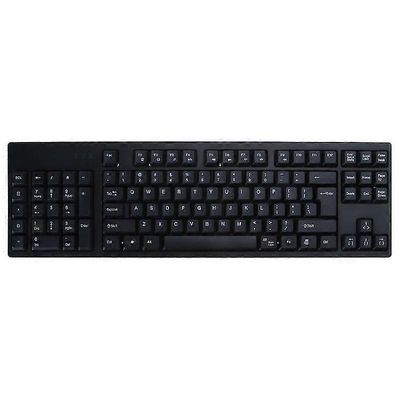 Vasenkätinen ergonominen näppäimistö integroidulla numeronäppäimistöllä ja USB-liittimillä