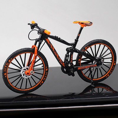 Hxetlv 1:10 Mini Finger Mountain Alloy Polkupyörä Painevalettu malli Metallipyörä Kilpa Lelu Bend Road Simulaatio Kokoelma lelut lapsille 13