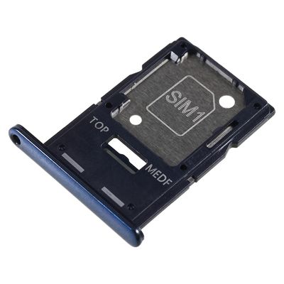 For Samsung Galaxy A54 5G A546 OEM Dual SIM-kort + SD-kortskuffholder Utskiftingsdel (uten logg Blå