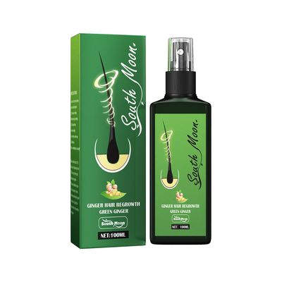 Kuankuanbao 100ml Ingefær Serum Spray Hårtap Hår Tynning Behandling Hår Vekst Flytende Gjenvekst Hårtap Grønn