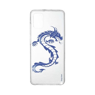 Crazy Kase Hull til Samsung Galaxy A31 Soft Blue Dragon