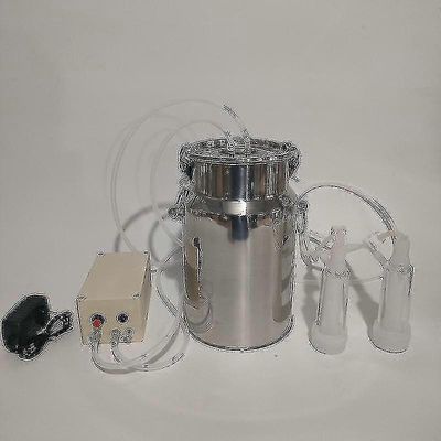 Sähköinen lypsäjä 7 litran sähköinen tyhjiöpumppu vuohen lypsykone 304 ruostumattomasta teräksestä valmistettu lypsykauha lehmän lypsykone lehmän v...