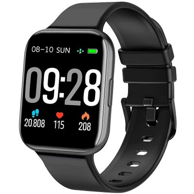 Suren Smart Watch, 1,69 " Bluetooth talende smartwatch til Android-telefoner og IOS-telefoner, Ip68 vandafvisende