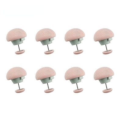 Boeyaa 4/8stk Til sengetøj tæppe klip Tøj Pinde Dækker Fastgørelse Clip Holder Champignon Quilt Stand Skridsikre nordiske clips 8 Stk. A