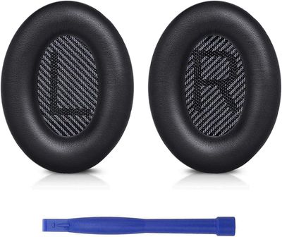 AIR Udskiftning af professionelle ørepuder til Bose QuietComfort 35 (QC35) og QC35 II Black Sort