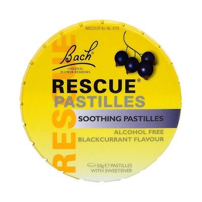 Bach Rescue Pastillit Mustaherukka 50g