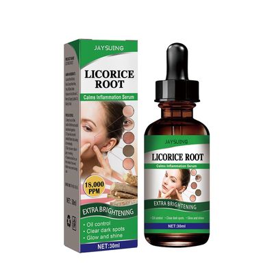 Fruushop Glycyrrhiza kasvoseerumi, kasvojen aknen korjaus ja kirkastus, kosteuttava ja suolanpoisto, hienot viivat ja mustat kerrostumat 30ML 1Pcs