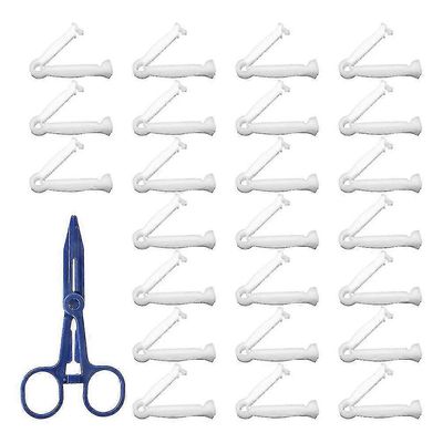 napanuoran puristinsarja pennun / kissanpennun pennulle - 10 kpl ruostumattomasta teräksestä valmistettu karjatyökalu Sekalaiset värit 15x7cm