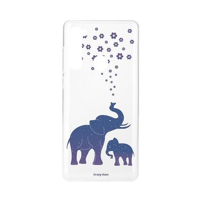 Crazy Kase Skrog til Xiaomi Redmi Note 8 Blød blå elefant