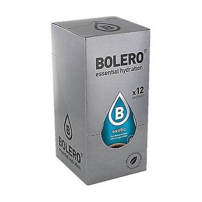 Bolero Exotic Flavor Drink Preparation 12 packets (Exotic fruits)