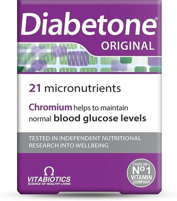 Vitabiotics Vitabiootit, Diabetone, 30 Tablettia