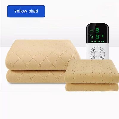 Bicaco Elektrisk tæppe 220v opvarmning Flannel Bed Pad Vinter Body Warmer Madras Termostat Opvarmet Pad Hjem Tykkere seng Soft Mat 220V Smart kontr...