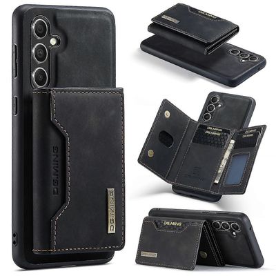 DG. MING M2 -sarja Samsung Galaxy A55 5G magneettiselle puhelinkotelolle irrotettava lompakon kansi Musta