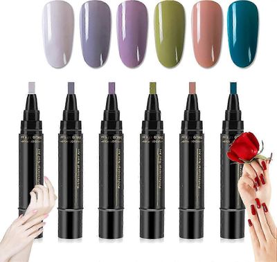 Kynsilakkakynät, 36 värin kynsilakkageelikynä 5 ml, 3 yhdessä geelikynsilakkakynä, liota pois UV-LED-kynsilakka kynsityökalut naisille ja tytöille ...