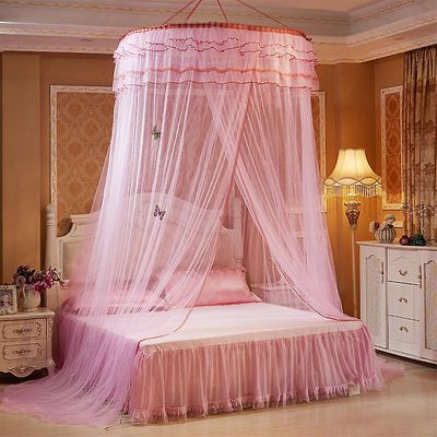 Yunshu Sengebaldakin til enkelt- til kingsize-senge Pink 1.2m bed