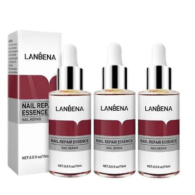 1-3kpl Lanbena Nail Repair Essence Remove Onychomycosis Serum Fungi Treatment &; File Tw 3 kpl
